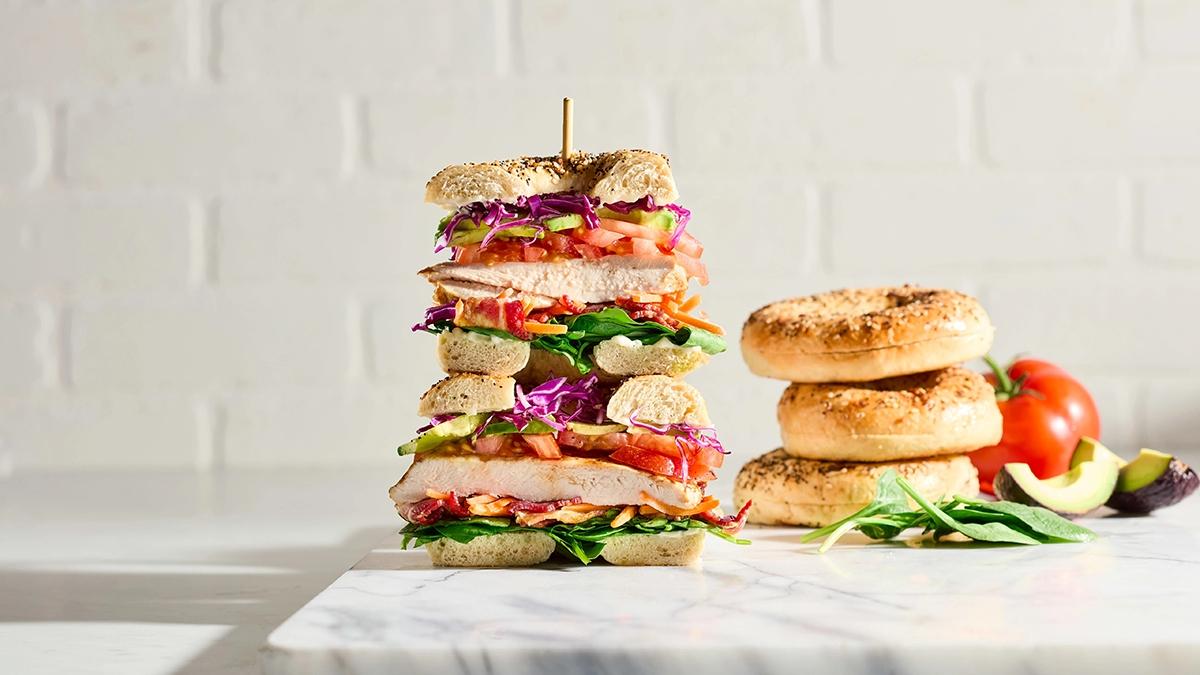 Article Cards Featured Image bagel sandwiches stacked