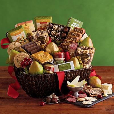 Wine Gift Baskets for Christmas   Hearthside Basket   Harry & David