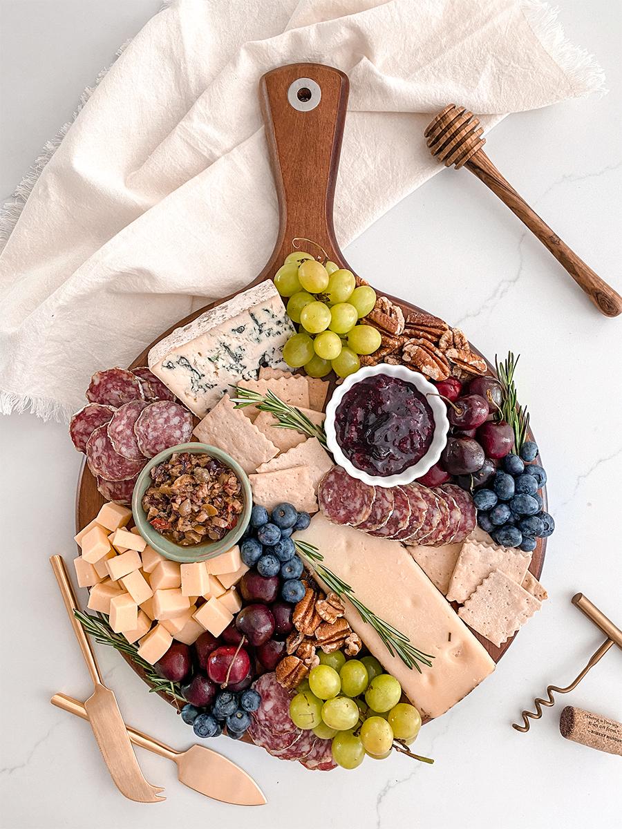 charcuterie board step