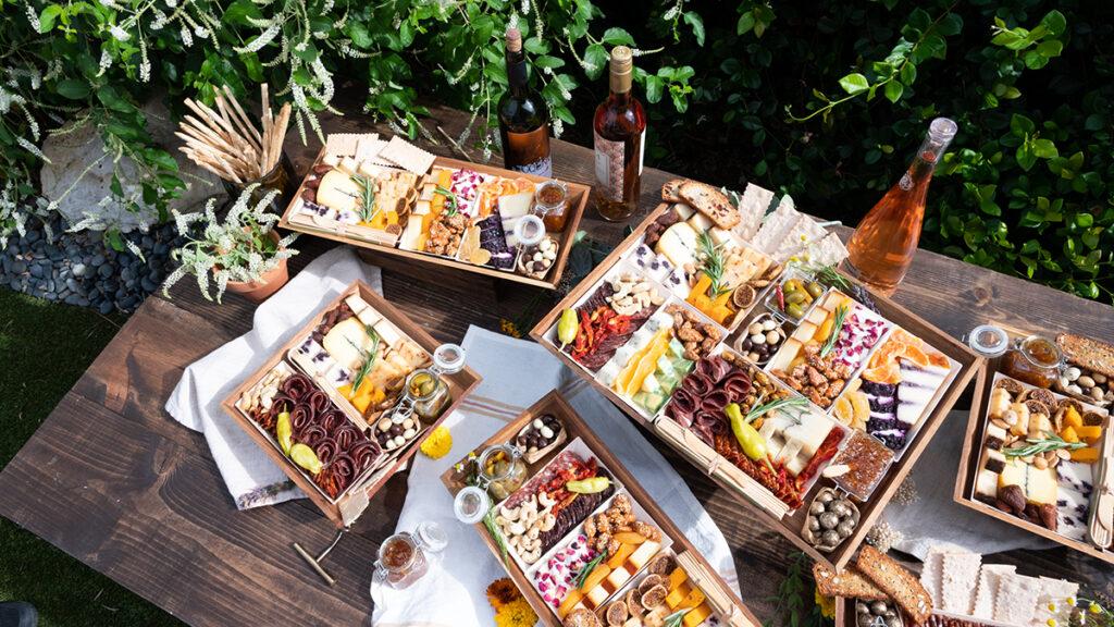 Boarderie charcuterie spread.