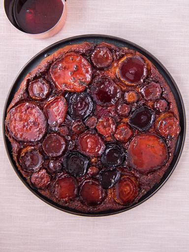 Jerusalem artichoke tart.